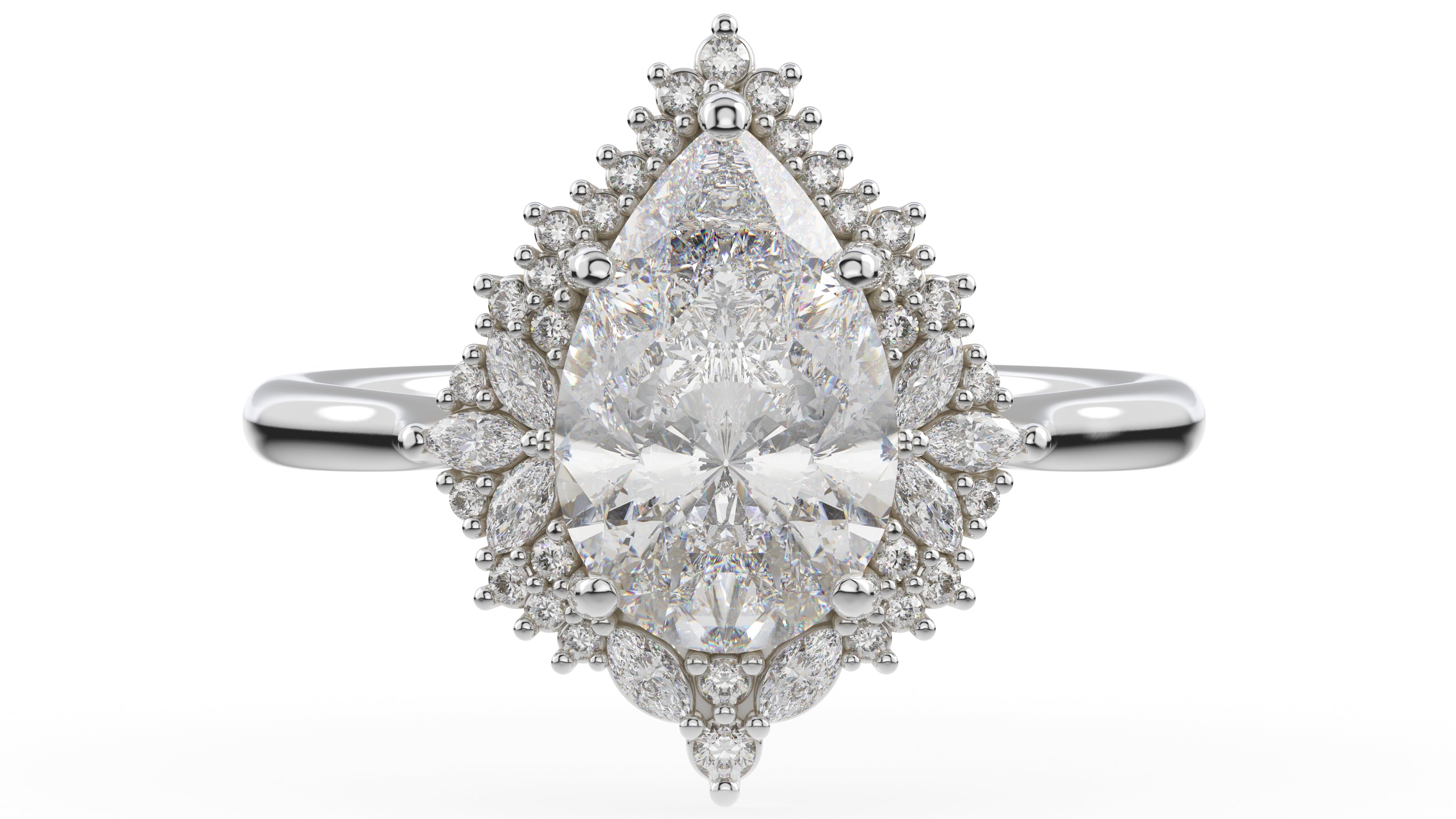 The Wisteria Ring | Setting Only - Lavender Creek Gems 