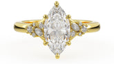 The Lyria Ring | Marquise | Setting Only - Lavender Creek Gems 
