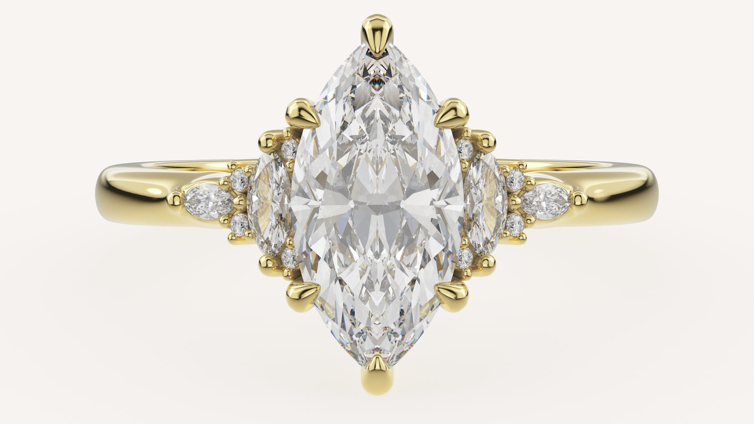 The Low Maeve Ring | Marquise | Setting Only