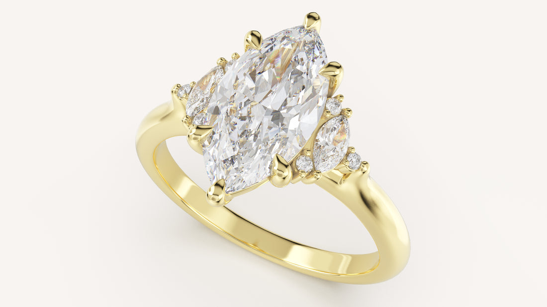 The Maren Ring | Marquise | Setting Only