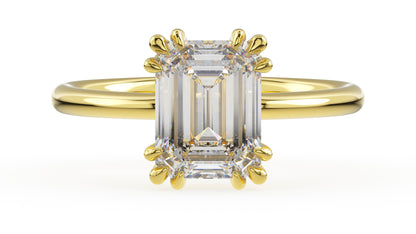 The Thalassa Ring | Emerald Cut - Lavender Creek Gems 
