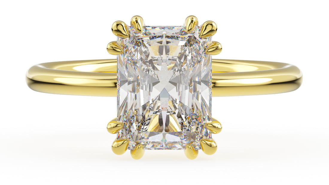 The Thalassa Ring | Radiant - Lavender Creek Gems