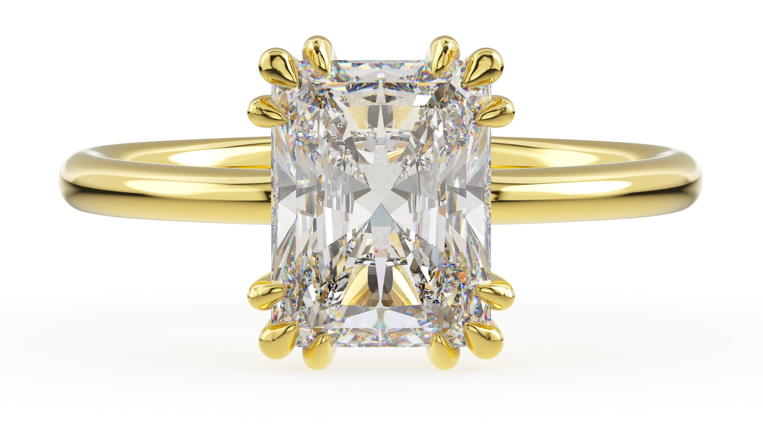 The Thalassa Ring | Radiant - Lavender Creek Gems 