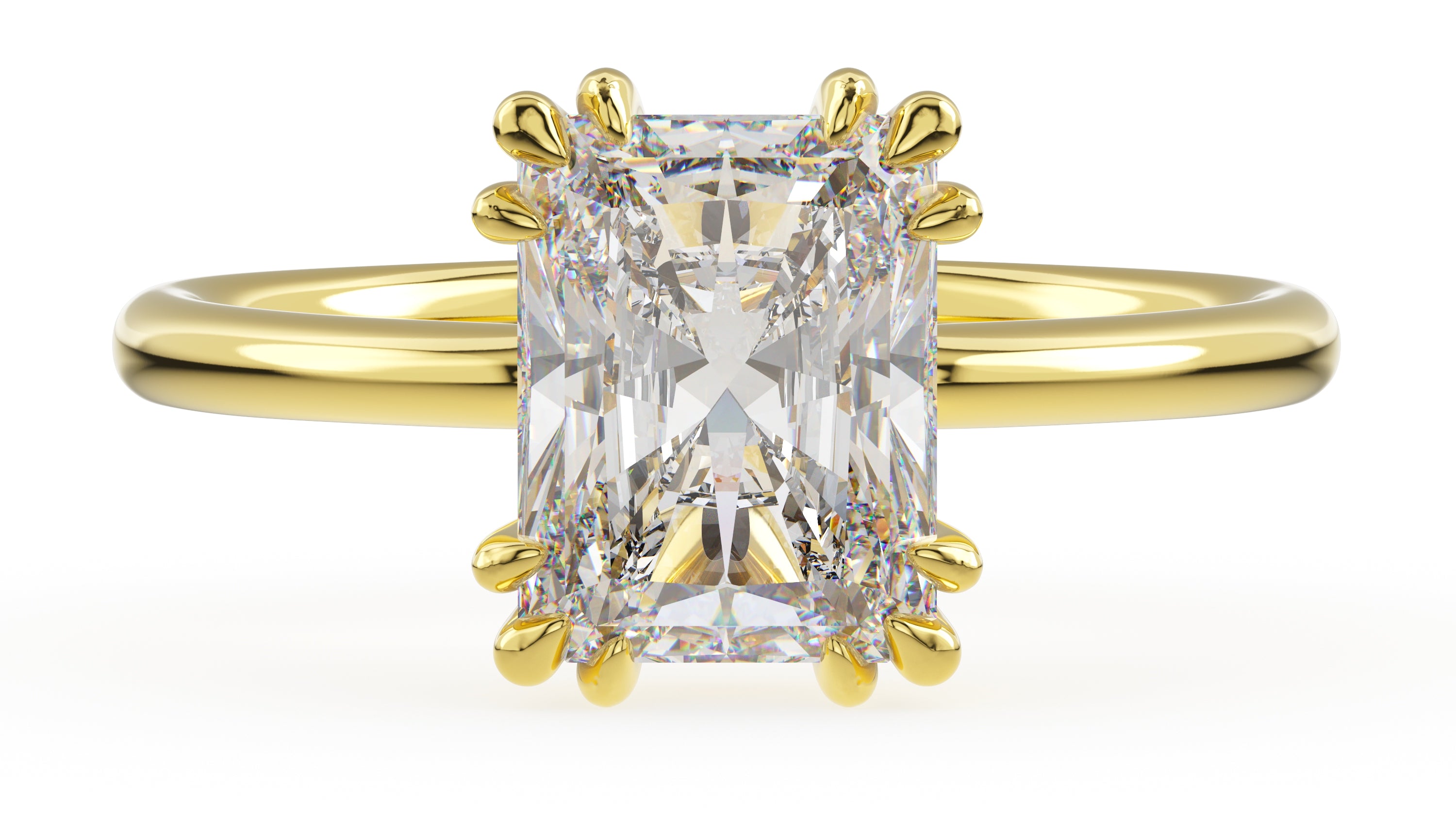 The Thalassa Ring | Radiant - Lavender Creek Gems 