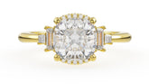 The Sura Ring | Cushion | Setting Only - Lavender Creek Gems 