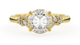 The Lyria Ring | Round | Setting Only - Lavender Creek Gems 
