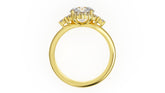 The Naevia Ring | Round | Setting Only - Lavender Creek Gems 