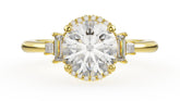 The Sura Ring | Round | Setting Only - Lavender Creek Gems 