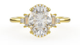 The Sura Ring | Oval | Setting Only - Lavender Creek Gems 