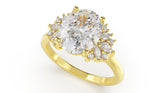 The Ambrosia Ring | Oval | Setting Only - Lavender Creek Gems 