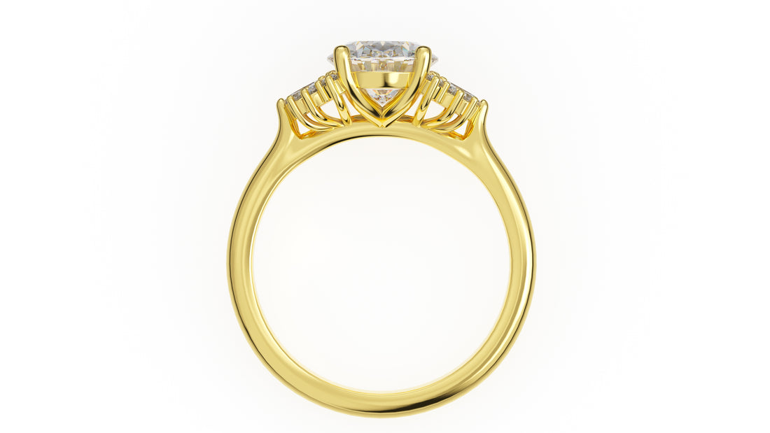 The Ambrosia Ring | Oval | Setting Only - Lavender Creek Gems 