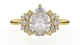 The Ambrosia Ring | Pear | Setting Only - Lavender Creek Gems 