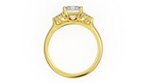 The Ambrosia Ring | Radiant | Setting Only - Lavender Creek Gems 