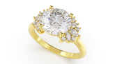 The Ambrosia Ring | Round | Setting Only - Lavender Creek Gems 