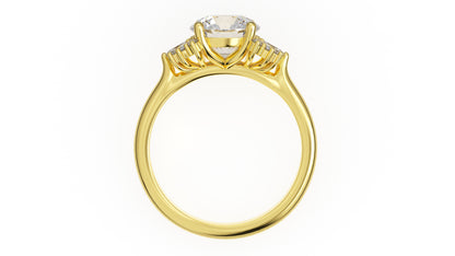 The Ambrosia Ring | Round | Setting Only - Lavender Creek Gems 