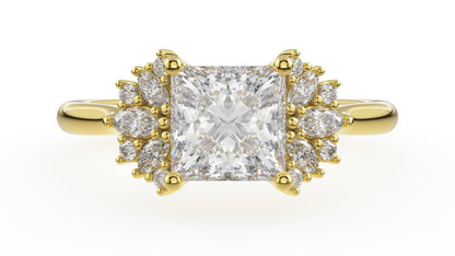 The Ambrosia Ring | Princess | Setting Only - Lavender Creek Gems 