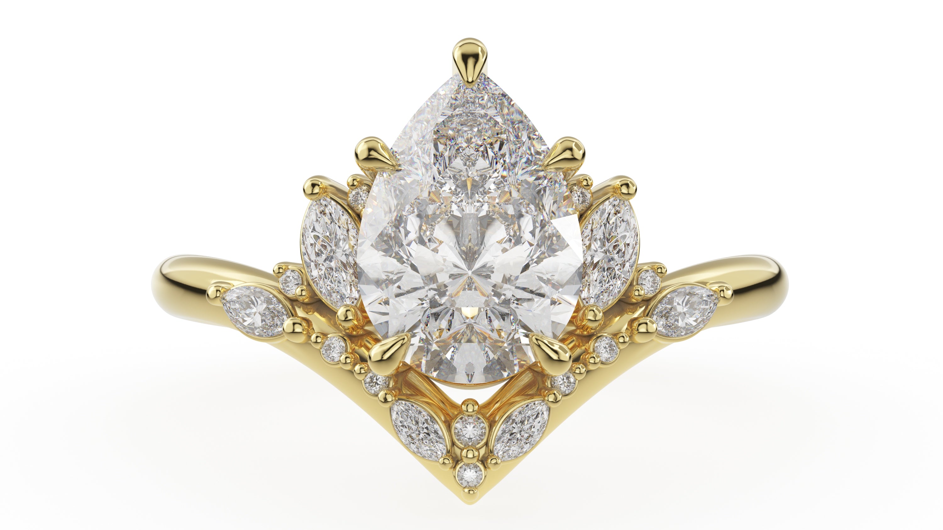 The Aurora Ring | Setting Only - Lavender Creek Gems 
