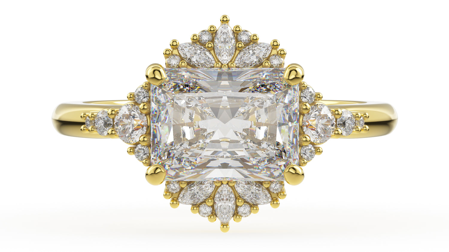 The Comtesse Ring | Radiant | Setting Only