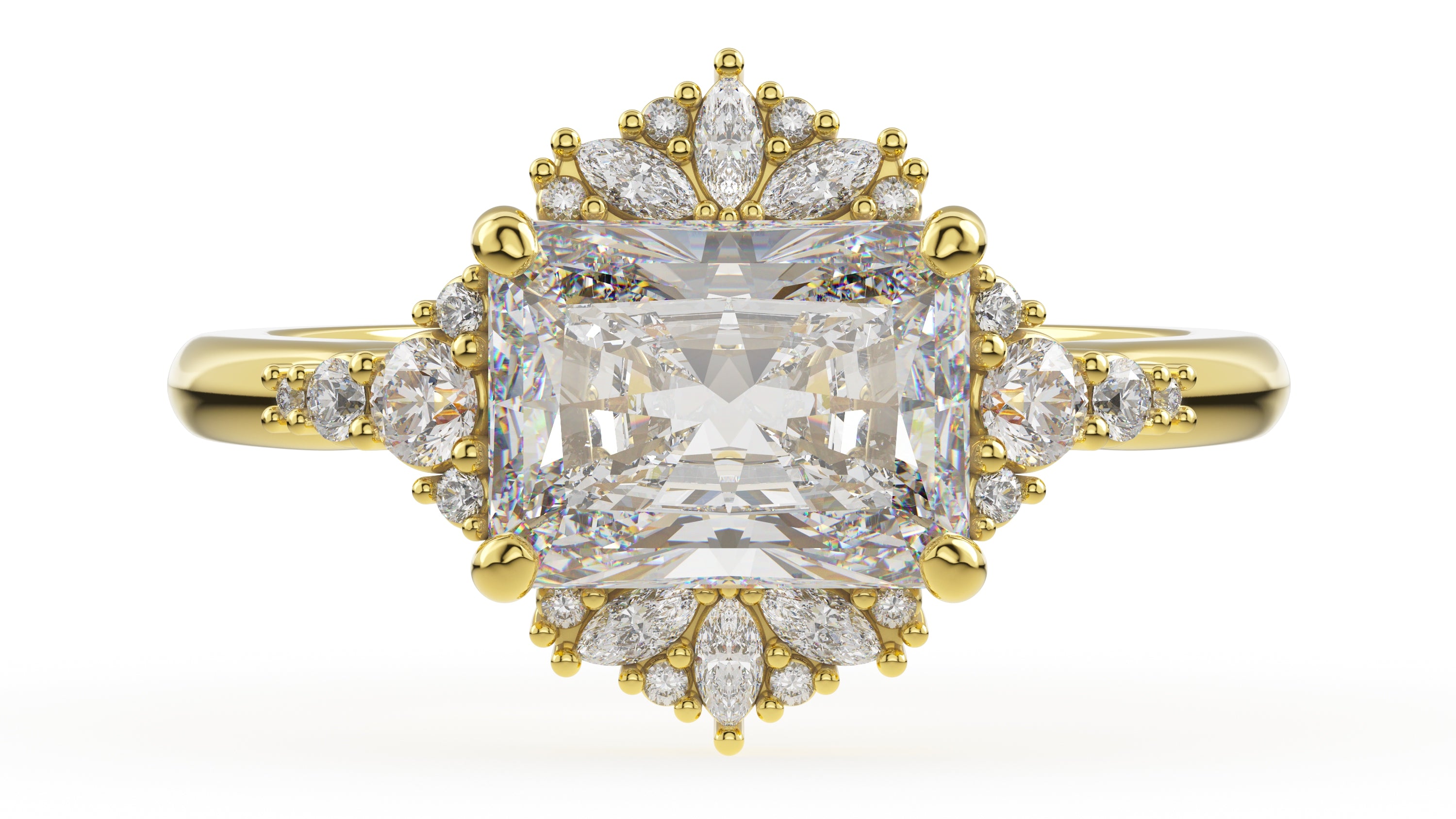 The Comtesse Ring | Radiant | Setting Only