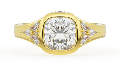 The Daylight Ring | Cushion | Setting Only - Lavender Creek Gems 