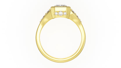 The Daylight Ring | Radiant | Setting Only - Lavender Creek Gems 