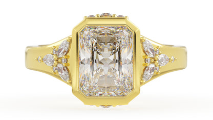 The Daylight Ring | Radiant | Setting Only - Lavender Creek Gems 