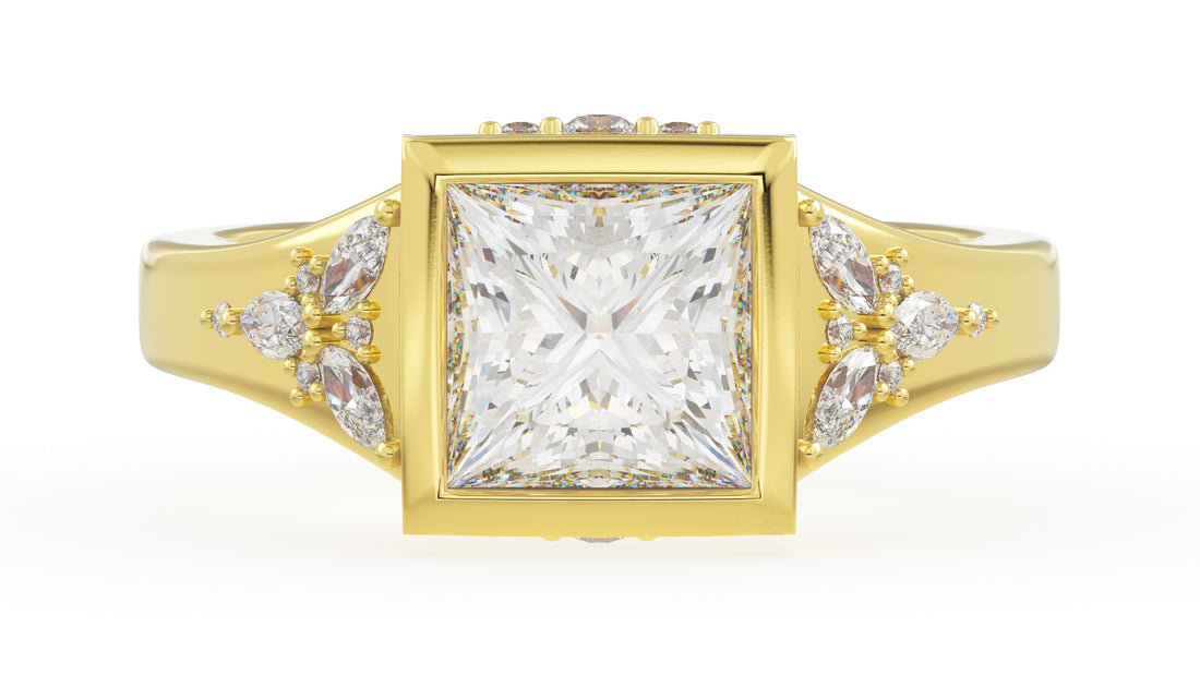 The Daylight Ring | Princess | Setting Only - Lavender Creek Gems
