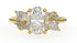 The Fleur Ring | Oval | Setting Only - Lavender Creek Gems 