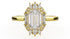 The Georgia Ring | Emerald Cut | Setting Only - Lavender Creek Gems 