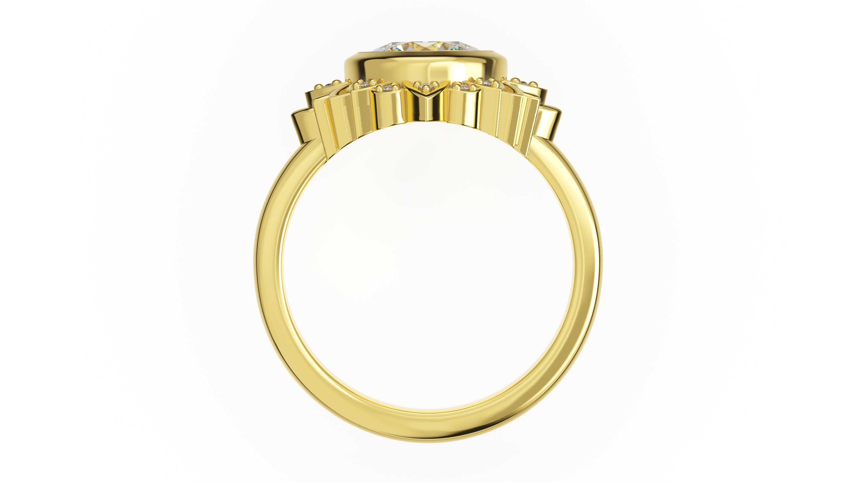 The Lotus Ring - Lavender Creek Gems 
