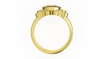 The Lotus Ring - Lavender Creek Gems 