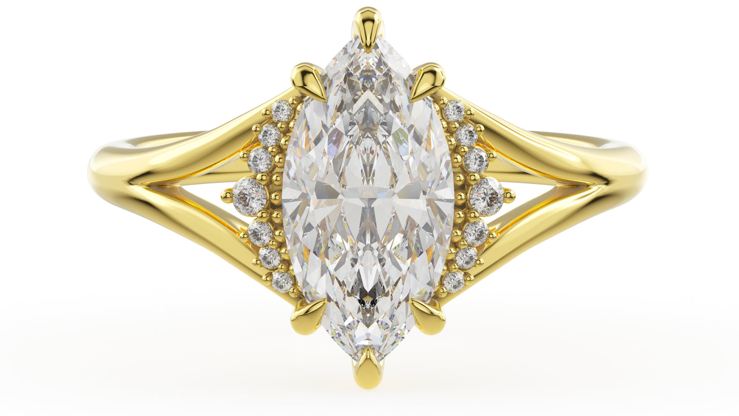 The Serendipity Ring | Marquise | Setting Only