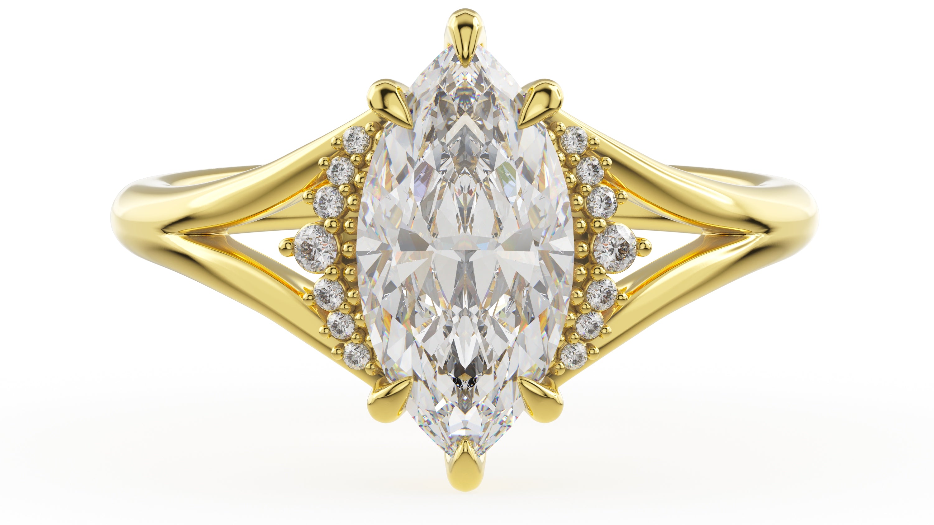 The Serendipity Ring | Marquise | Setting Only