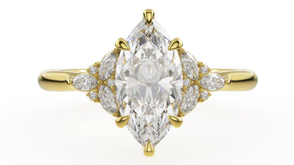 The Meadow Ring | Marquise | Setting Only - Lavender Creek Gems 