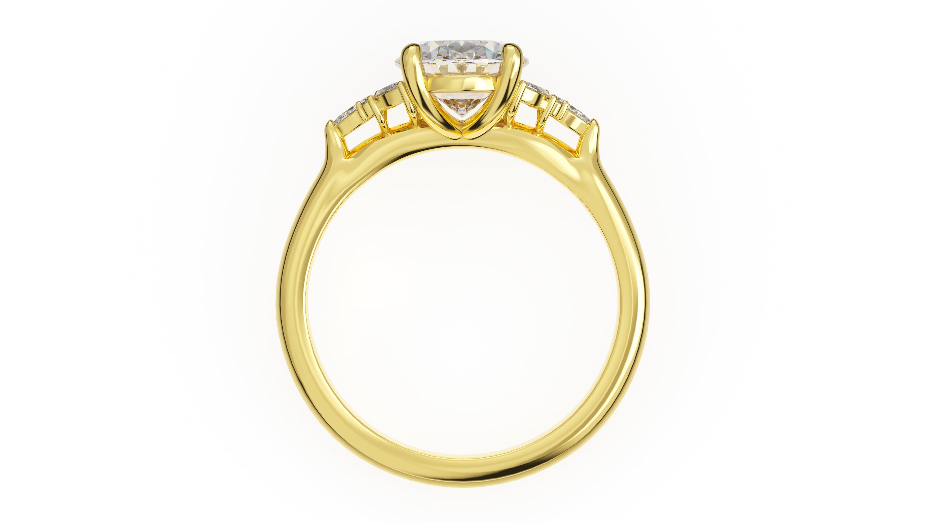 The Meadow Ring | Oval | Setting Only - Lavender Creek Gems 