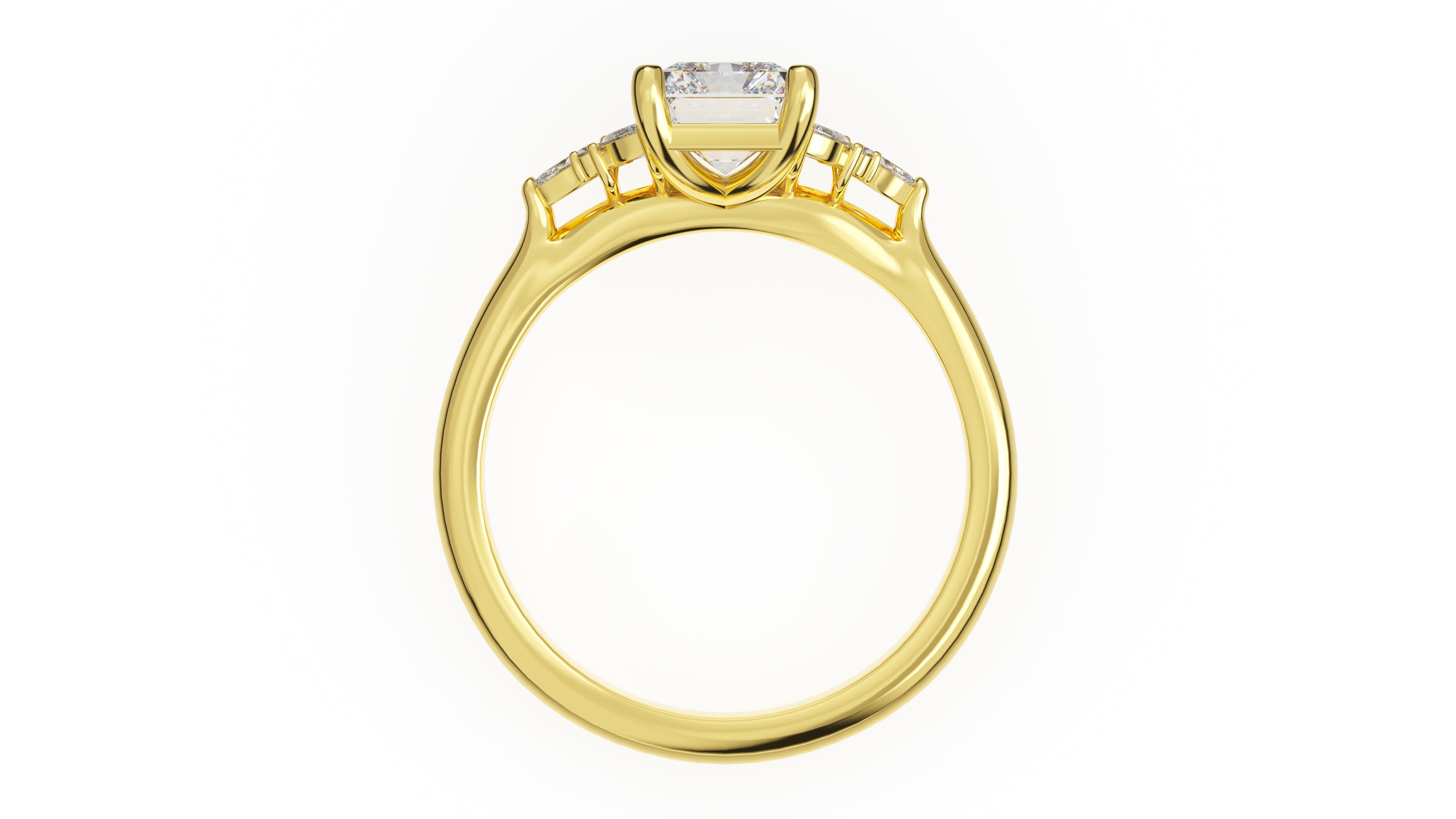 The Meadow Ring | Radiant | Setting Only - Lavender Creek Gems 
