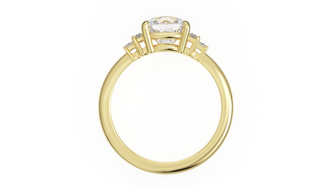 The Mira Ring | Cushion | Setting Only - Lavender Creek Gems 
