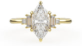 The Mira Ring | Marquise | Setting Only - Lavender Creek Gems 