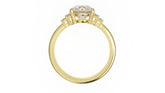 The Mira Ring | Oval | Setting Only - Lavender Creek Gems 