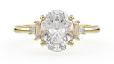 The Mira Ring | Oval | Setting Only - Lavender Creek Gems 