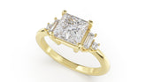 The Mira Ring | Princess | Setting Only - Lavender Creek Gems 