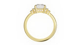 The Mira Ring | Radiant | Setting Only - Lavender Creek Gems 