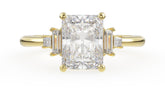 The Mira Ring | Radiant | Setting Only - Lavender Creek Gems 