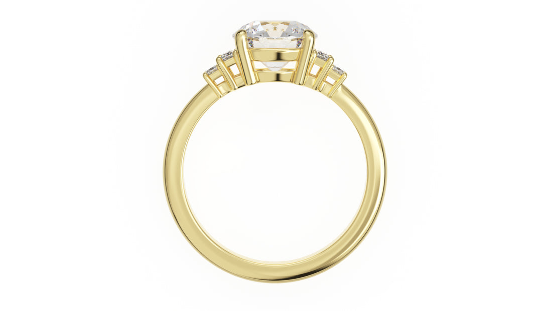 The Mira Ring | Round | Setting Only - Lavender Creek Gems 