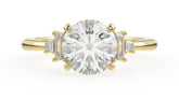 The Mira Ring | Round | Setting Only - Lavender Creek Gems 