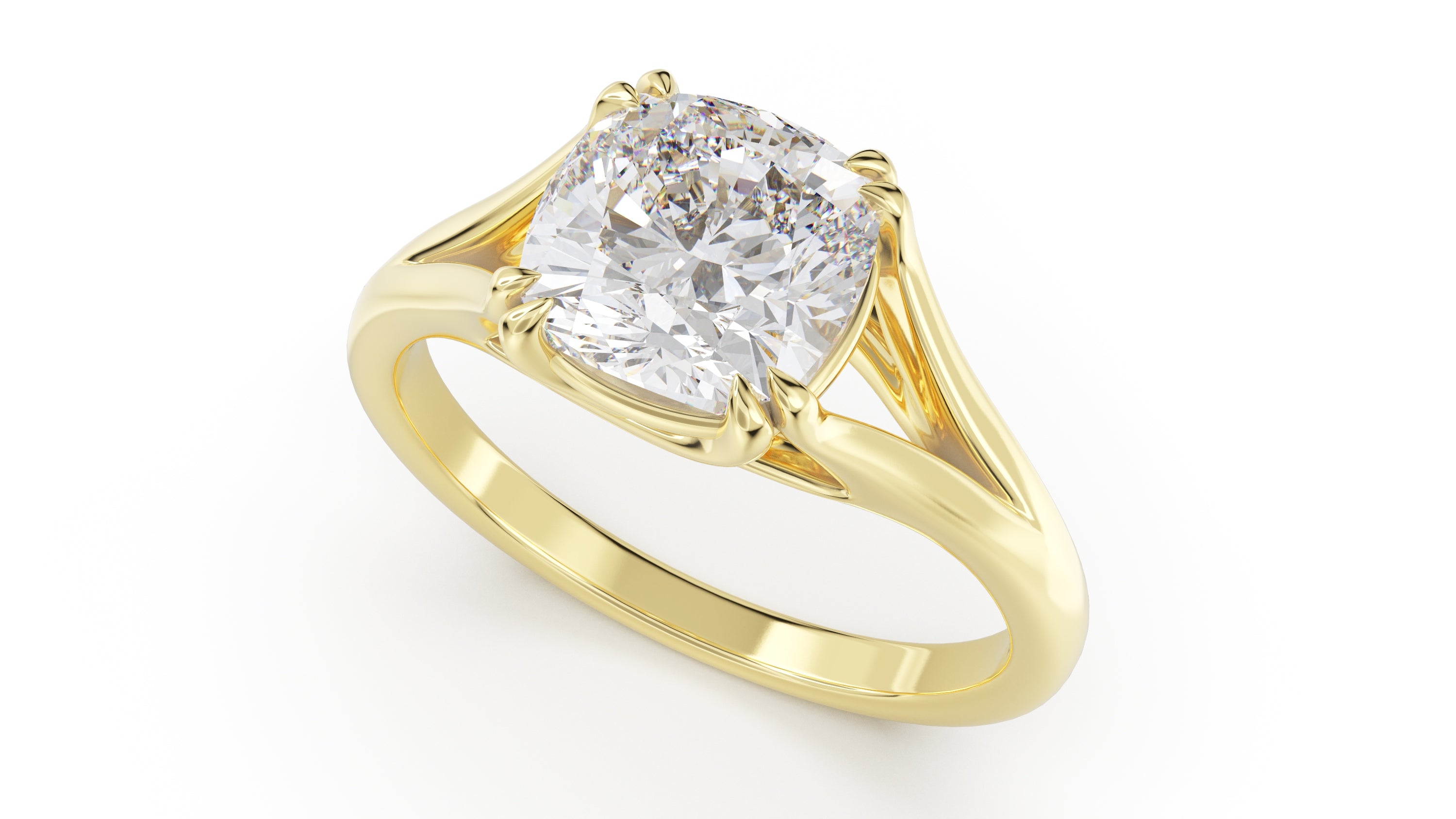 The Weaver Ring | Cushion | Setting Only - Lavender Creek Gems 