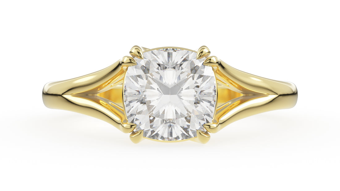 The Weaver Ring | Cushion | Setting Only - Lavender Creek Gems