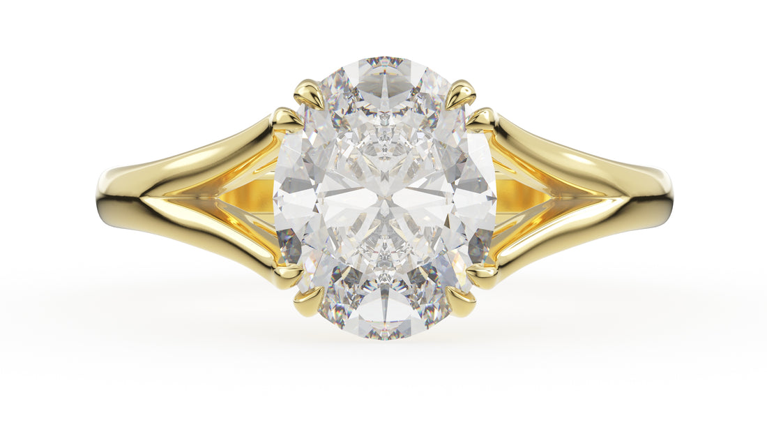 The Weaver Ring | Oval | Setting Only - Lavender Creek Gems