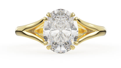 The Weaver Ring | Oval | Setting Only