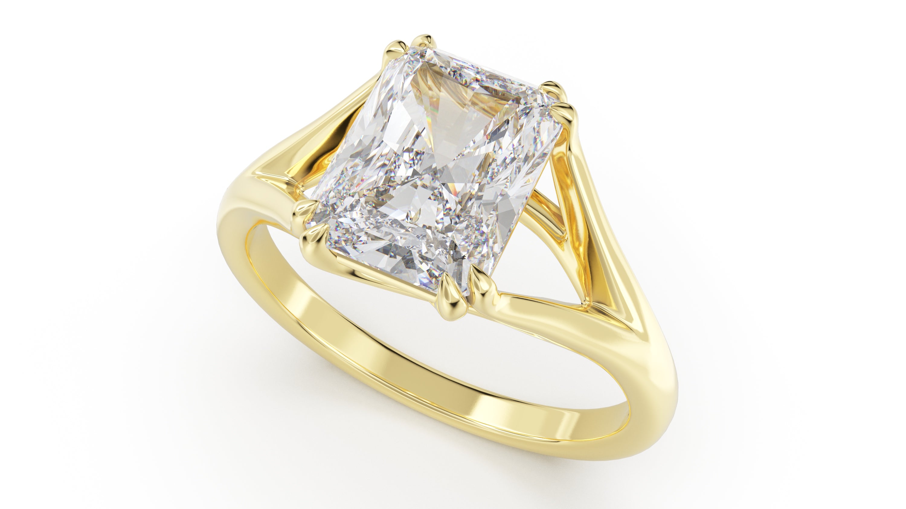 The Weaver Ring | Radiant | Setting Only - Lavender Creek Gems 